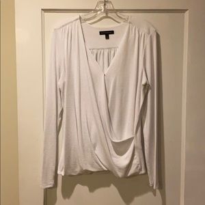 White Wrap Blouse